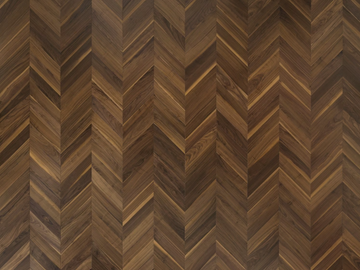 CHEVRON 45° FLOOR CA' FOSCOLO - Walnut flooring by FOGLIE D'ORO - view 2